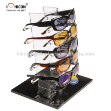 Fornecer aos nossos clientes uma variedade de prateleiras de exposição de óculos de sol de acrílico para a loja de óculos de mesa